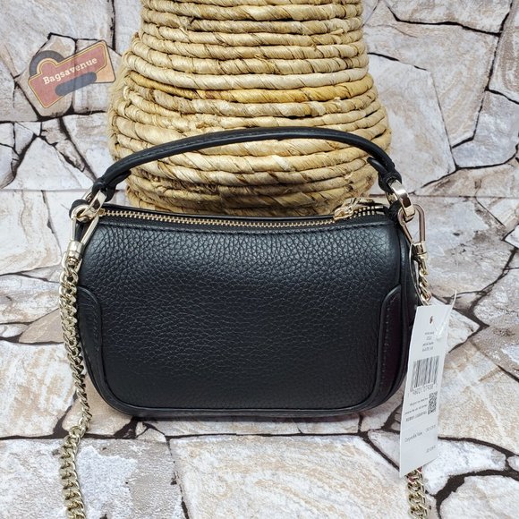 #bagsavenue fastship Smoosh Pebble Leather Micro Top Handle Crossbody kate spade - Picture 6 of 7